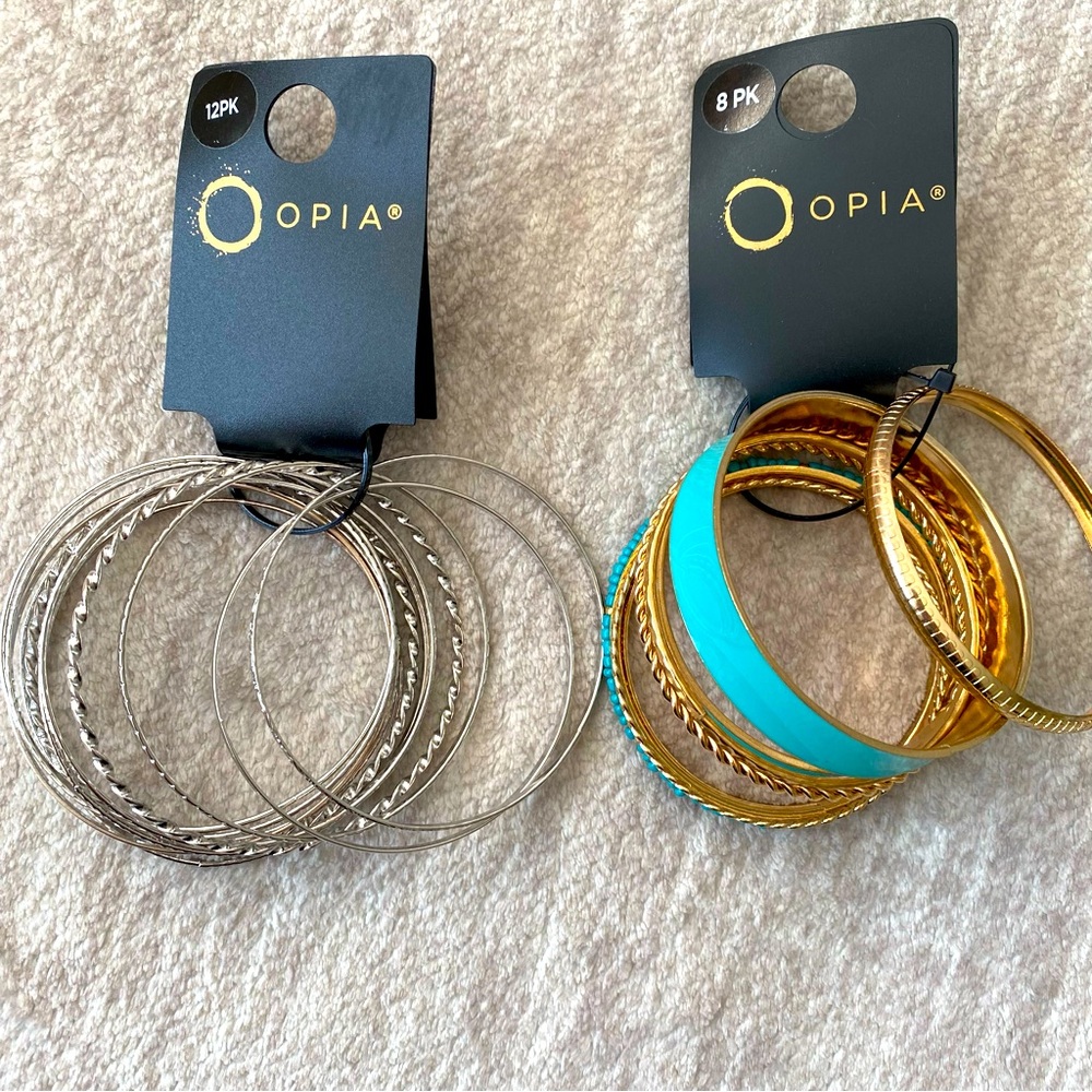 Opia Metal Bracelets (12 PK and 8 PK)
